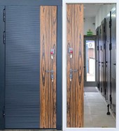 Входная дверь с зеркалом Нормандия