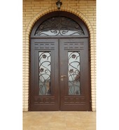 Двухстворчатая арочная