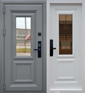 3D металлическая дверь с умным замком Sparta Home