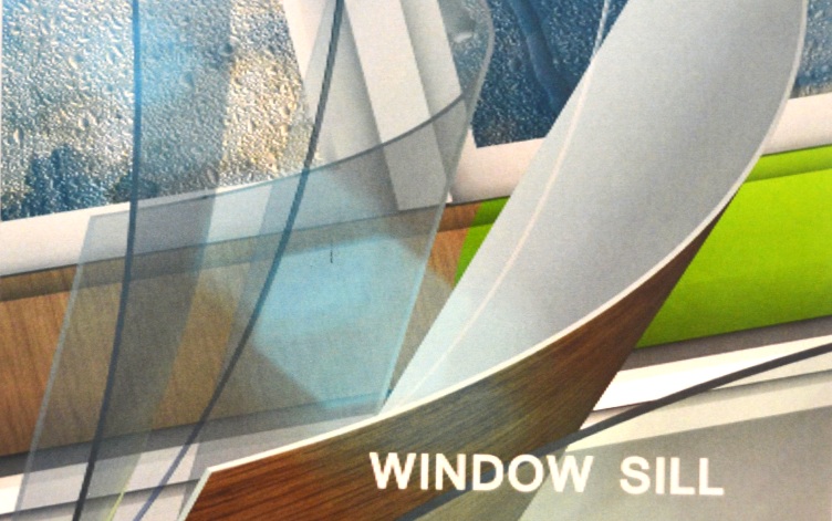 Vinorit window sill